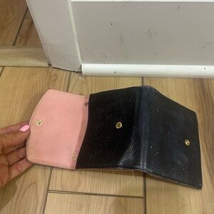 Elegant Black and Pink Women's Wallet